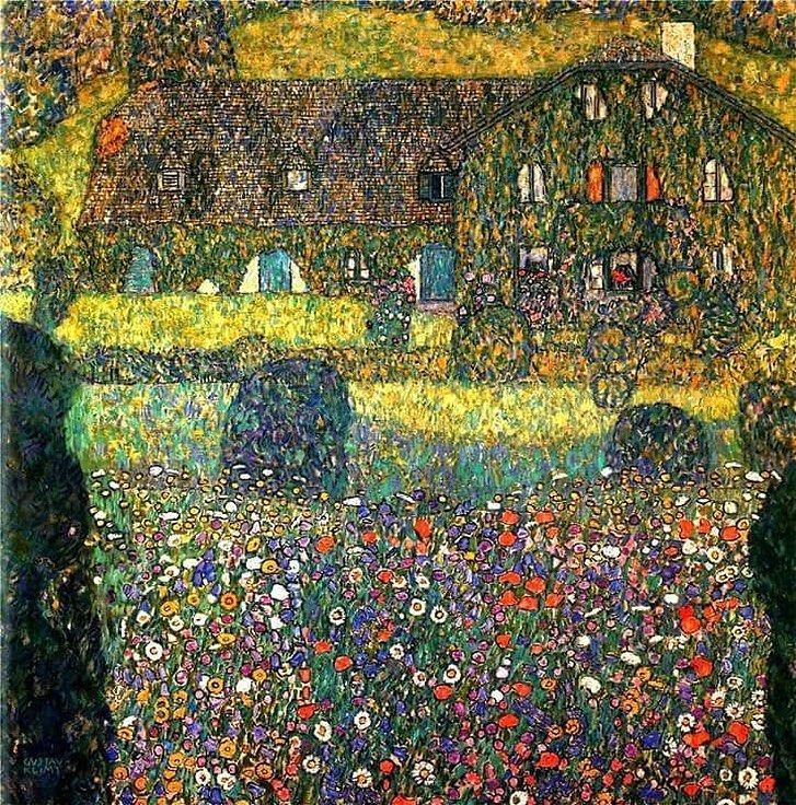 Casa di campagna sull’Attersee - Gustave Klimt